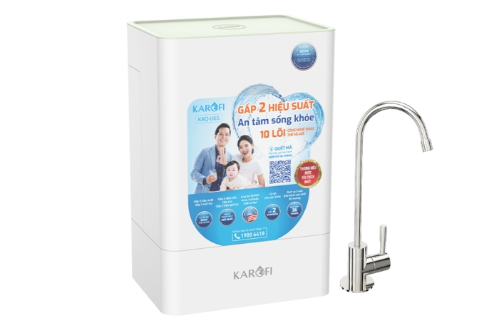 Máy lọc nước RO Karofi KAQ-U65 10 lõi